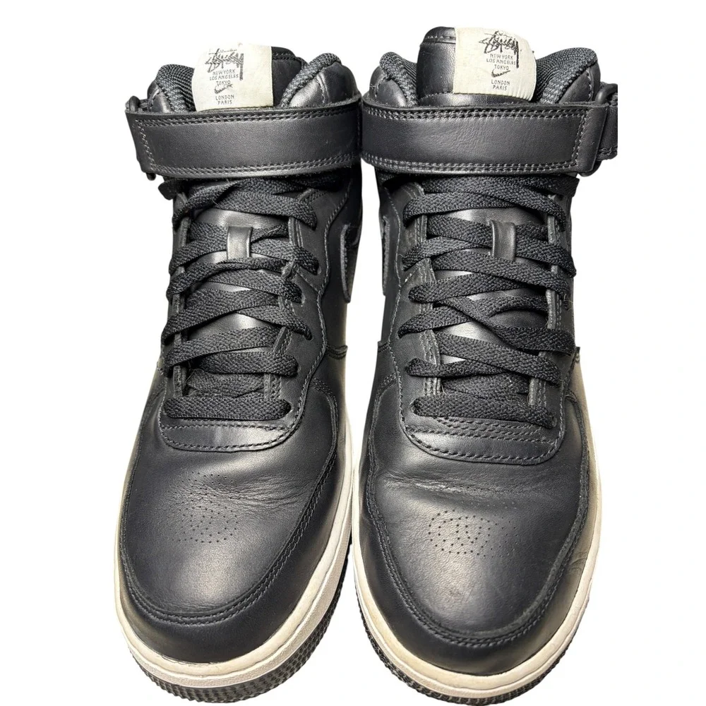 🔥GRAIL ALERT! Nike x Stüssy Air Force 1 Mid 'Black Snakeskin' 🐍👟